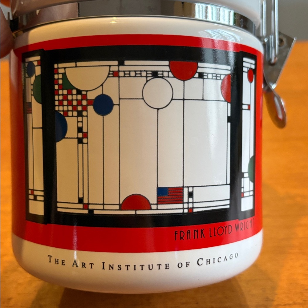 Preowned Frank Lloyd Wright cookie jar - Picture 2 of 10